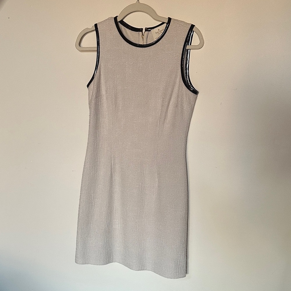 Kate Spade Ivory Tweed Mini Dress